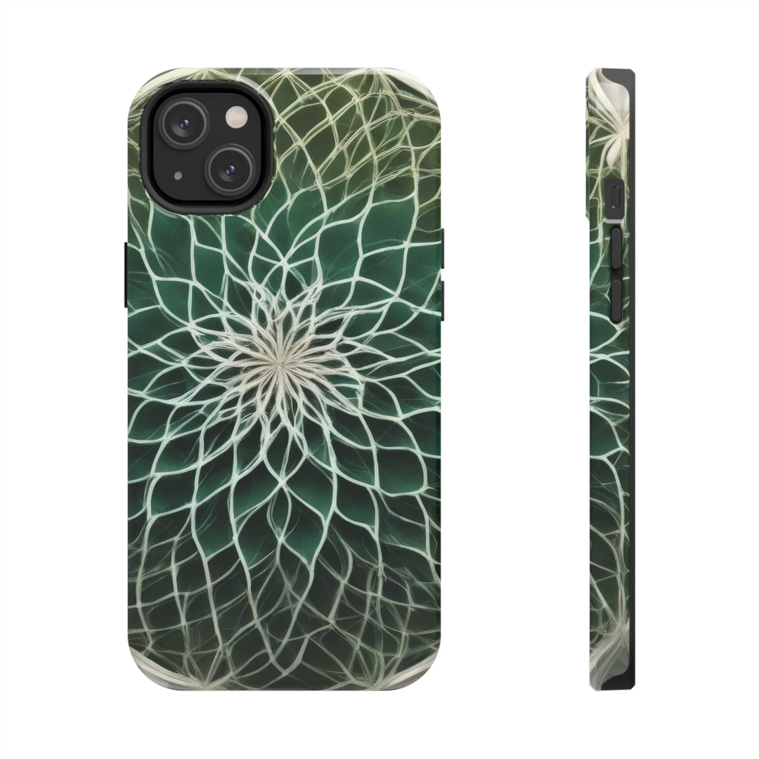 Ethereal Floral Mandala - Tough Phone Case - Phone Case - g(0D·IO) - iPhone 14 Plus - -