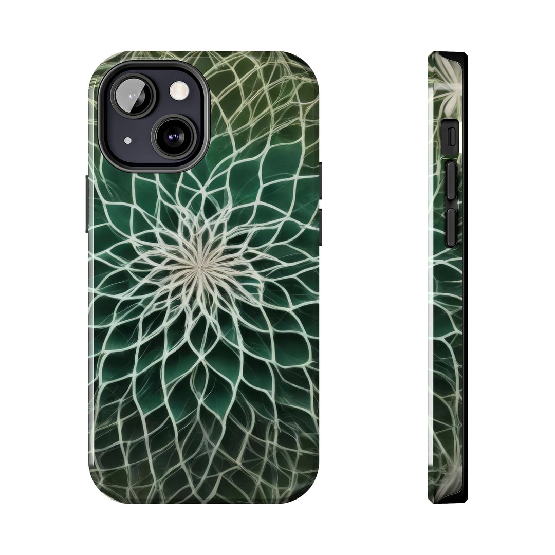 Ethereal Floral Mandala - Tough Phone Case - Phone Case - g(0D·IO) - iPhone 13 Mini - -