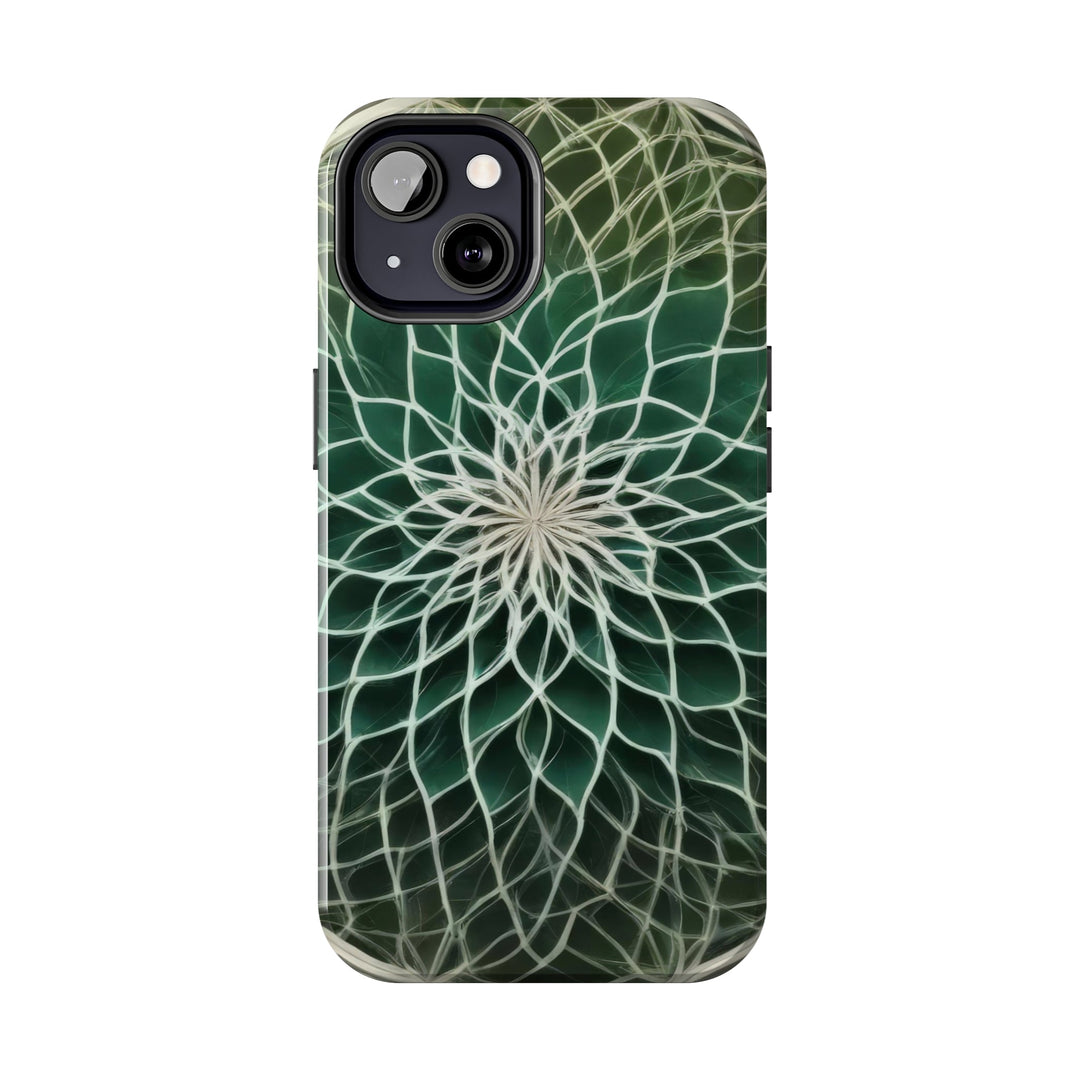 Ethereal Floral Mandala - Tough Phone Case - Phone Case - g(0D·IO) - iPhone 13 Mini - -