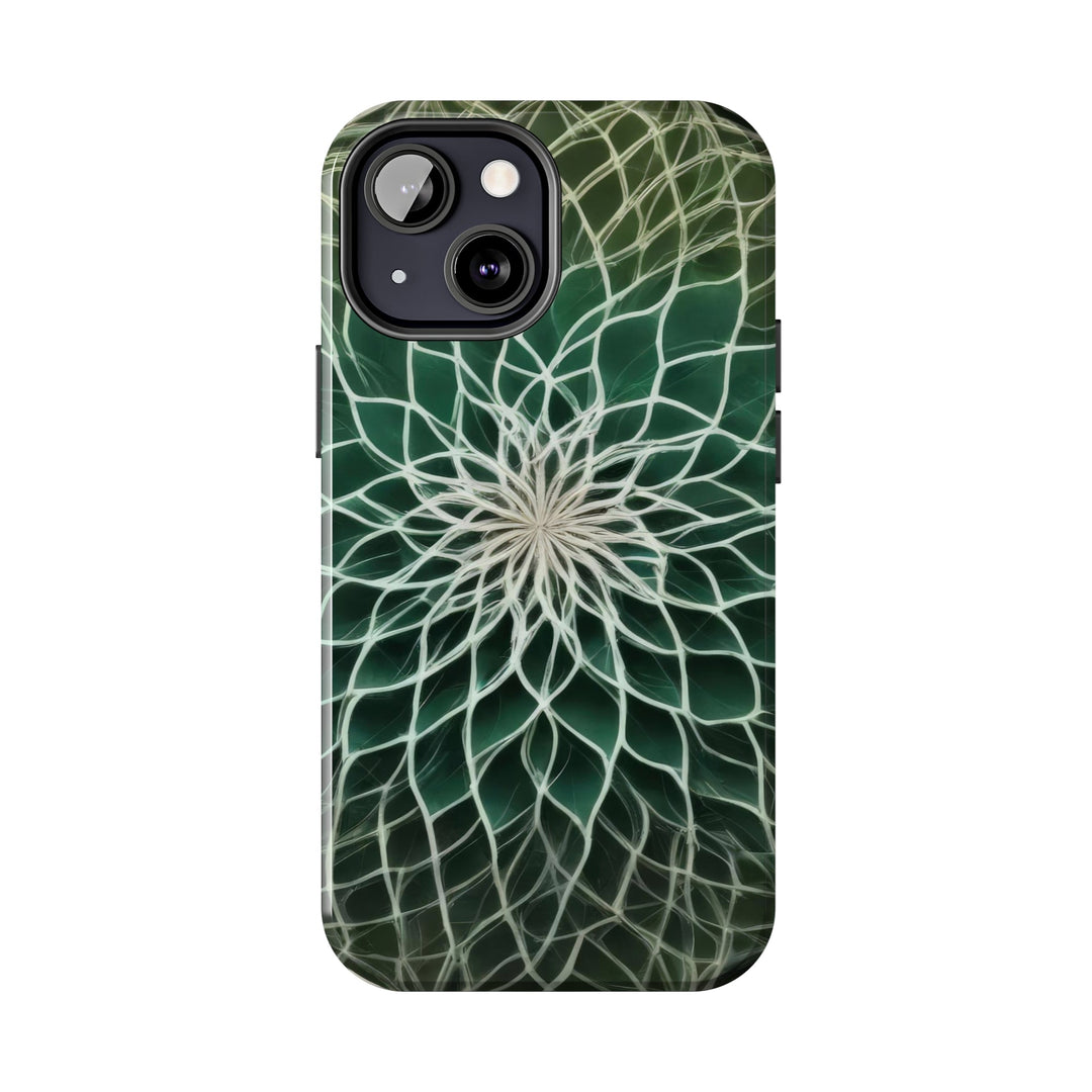 Ethereal Floral Mandala - Tough Phone Case - Phone Case - g(0D·IO) - iPhone 13 Mini - -