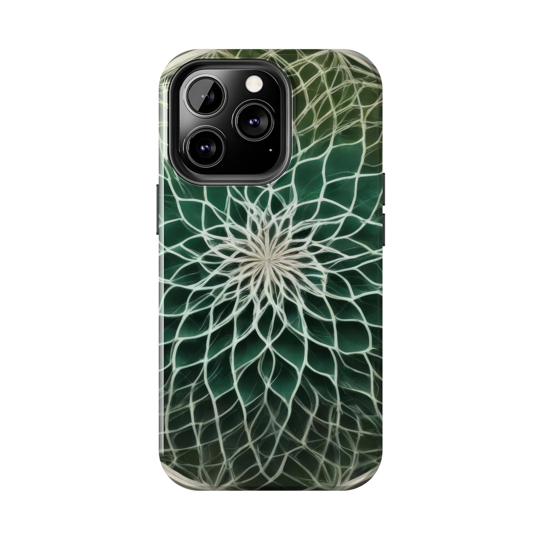 Ethereal Floral Mandala - Tough Phone Case - Phone Case - g(0D·IO) - iPhone 13 Mini - -