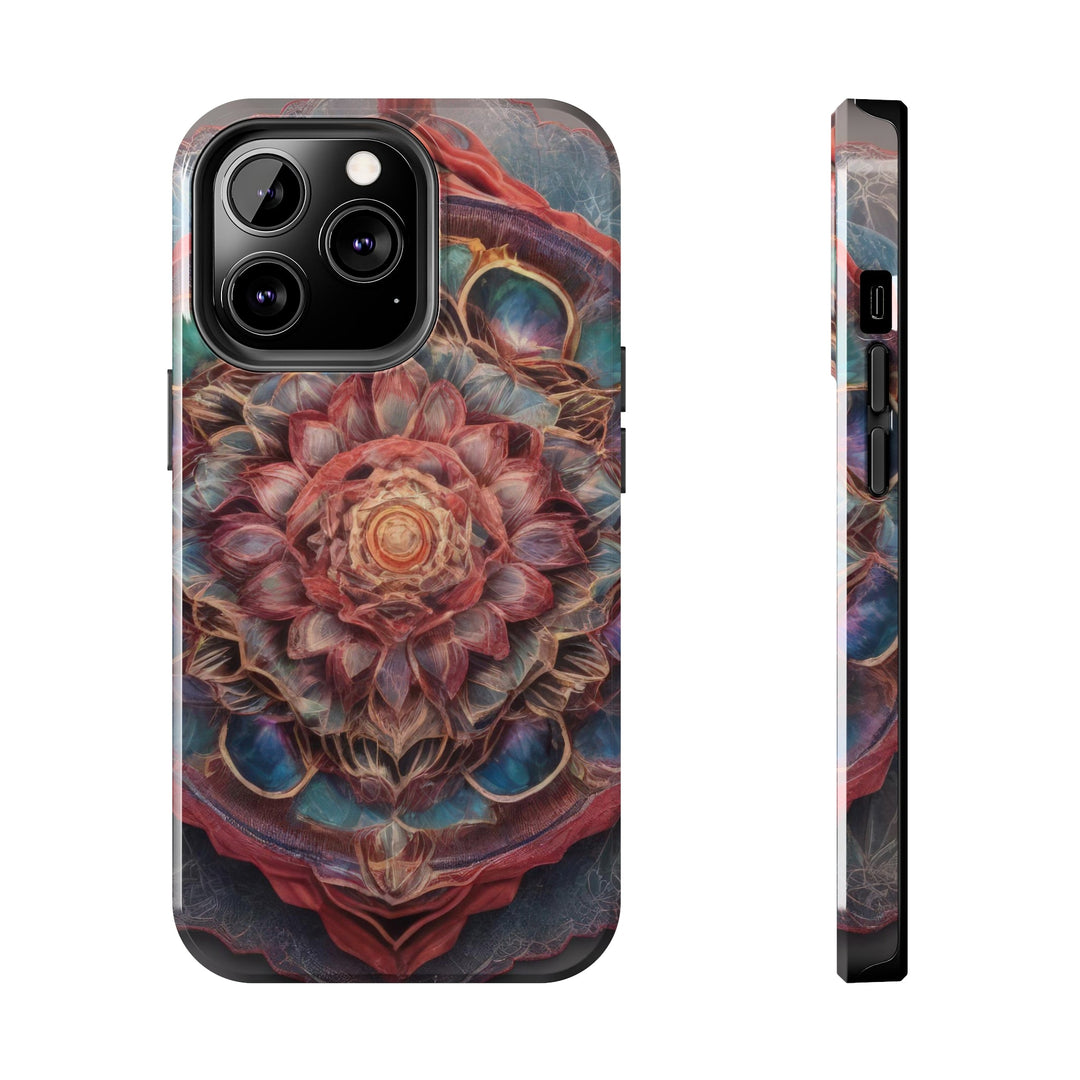 Ethereal Floral Mandala - Tough Phone Case - Phone Case - g(0D·IO) - iPhone 13 Pro - -