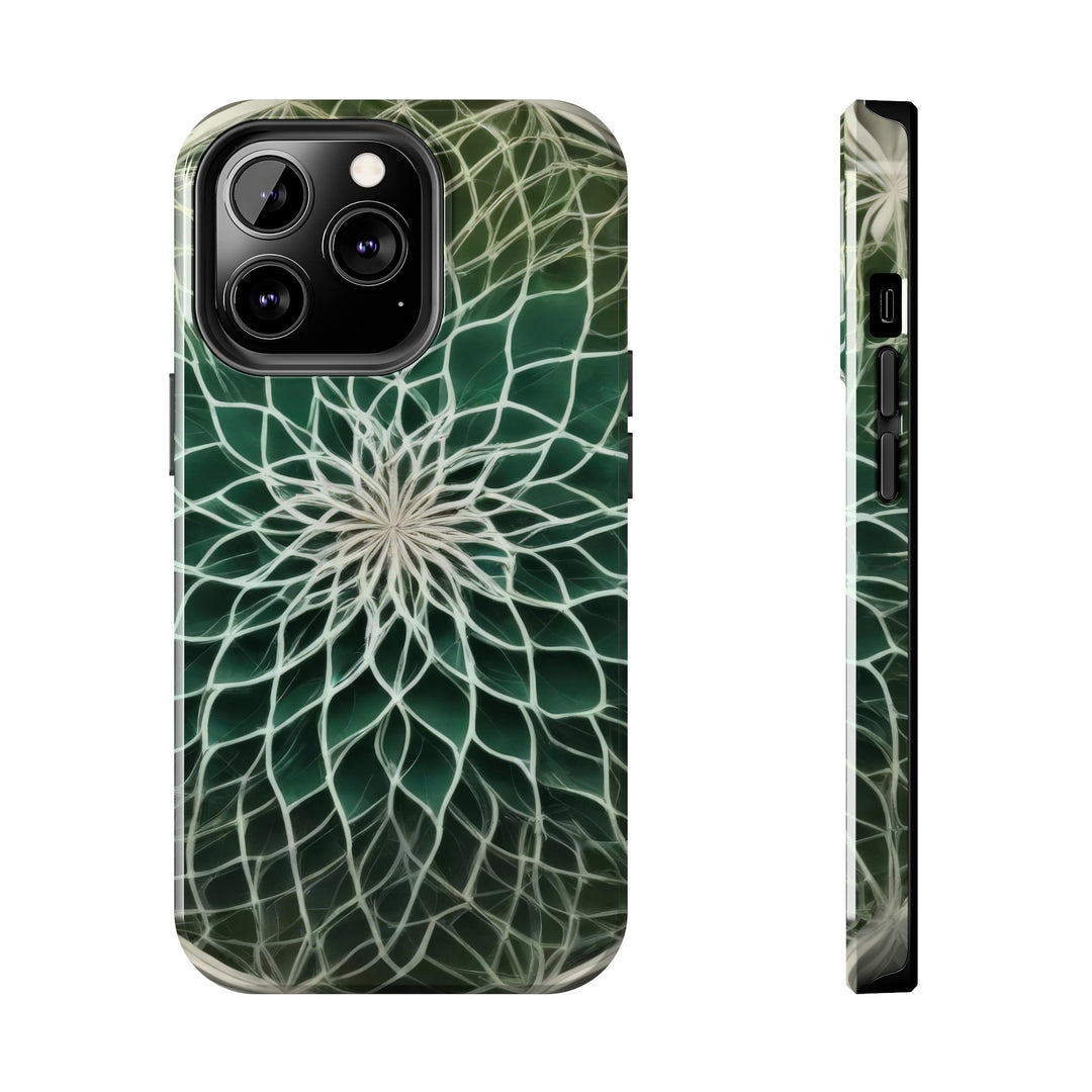 Ethereal Floral Mandala - Tough Phone Case - Phone Case - g(0D·IO) - iPhone 13 Pro - -