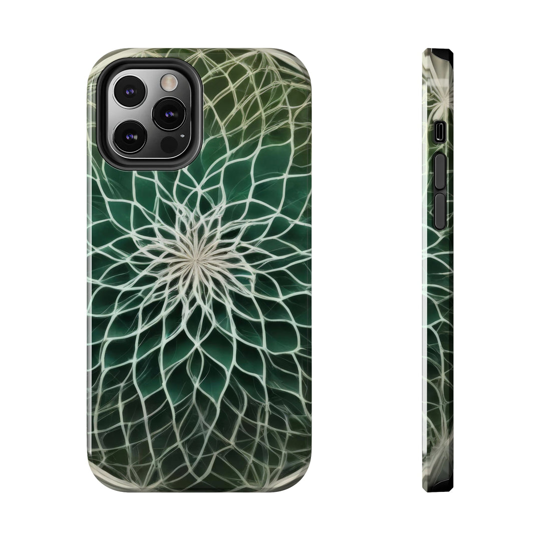 Ethereal Floral Mandala - Tough Phone Case - Phone Case - g(0D·IO) - iPhone 12 Pro - -