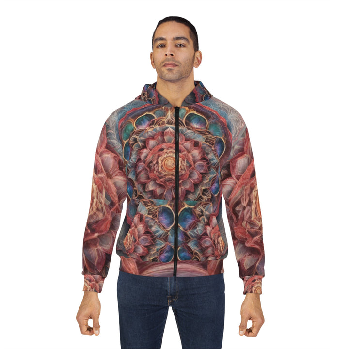 Ethereal Floral Mandala - Unisex Zip Hoodie - All Over Prints - g(0D·IO) - XS - -