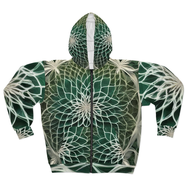 Ethereal Floral Mandala - Unisex Zip Hoodie - All Over Prints - g(0D·IO) - XS - -