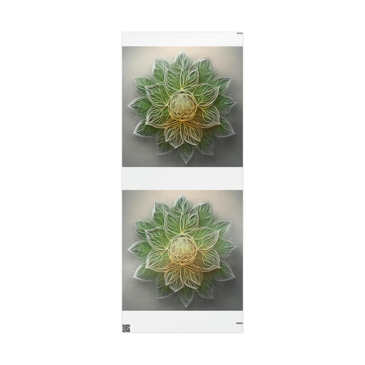 Ethereal Floral Mandala - Wrapping Paper - Home Decor - g(0D·IO) - 30'' x 72'' - Glossy -