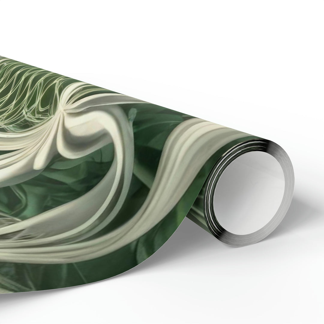 Ethereal Floral Mandala - Wrapping Paper - Home Decor - g(0D·IO) - 30'' x 72'' - Matte -
