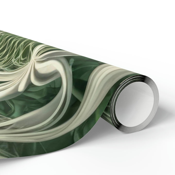 Ethereal Floral Mandala - Wrapping Paper - Home Decor - g(0D·IO) - 30'' x 72'' - Matte -