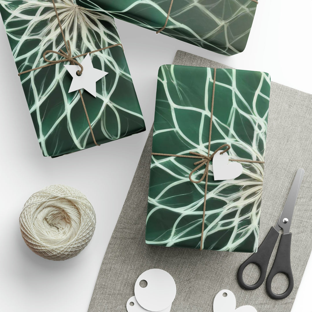 Ethereal Floral Mandala - Wrapping Paper - Home Decor - g(0D·IO) - 30'' x 72'' - Matte -