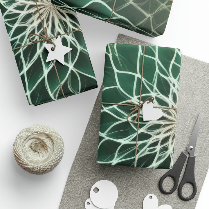 Ethereal Floral Mandala - Wrapping Paper - Home Decor - g(0D·IO) - 30'' x 72'' - Matte -