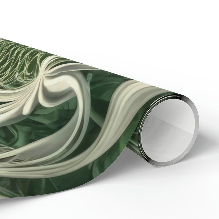 Ethereal Floral Mandala - Wrapping Paper - Home Decor - g(0D·IO) - 30'' x 72'' - Matte -