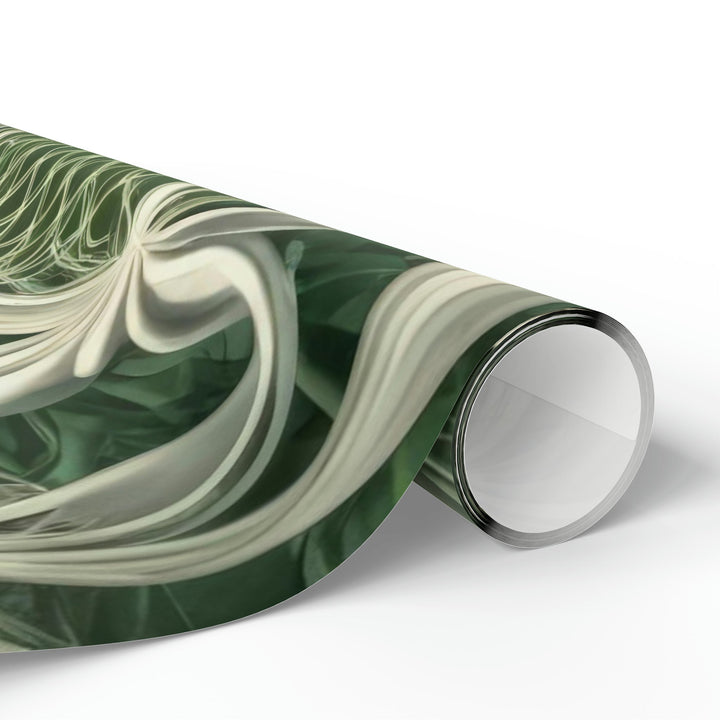 Ethereal Floral Mandala - Wrapping Paper - Home Decor - g(0D·IO) - 30'' x 72'' - Matte -
