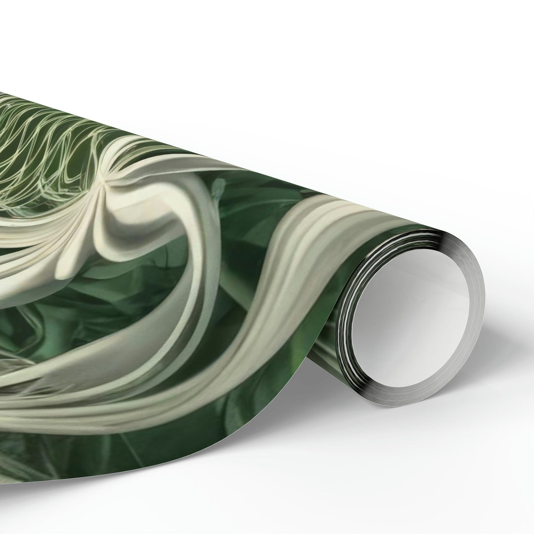 Ethereal Floral Mandala - Wrapping Paper - Home Decor - g(0D·IO) - 30'' x 72'' - Matte -