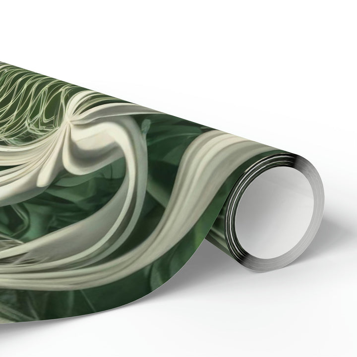 Ethereal Floral Mandala - Wrapping Paper - Home Decor - g(0D·IO) - 30'' x 72'' - Matte -