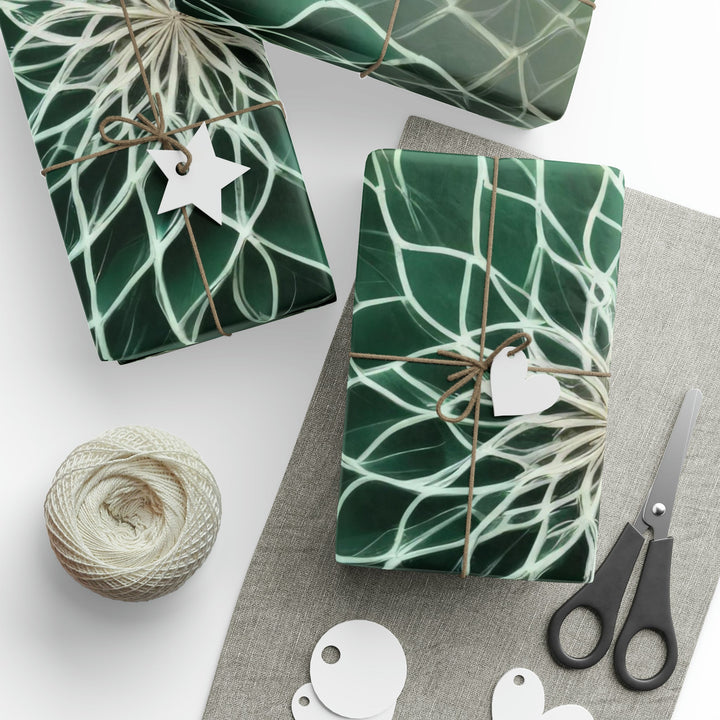 Ethereal Floral Mandala - Wrapping Paper - Home Decor - g(0D·IO) - 30'' x 72'' - Matte -