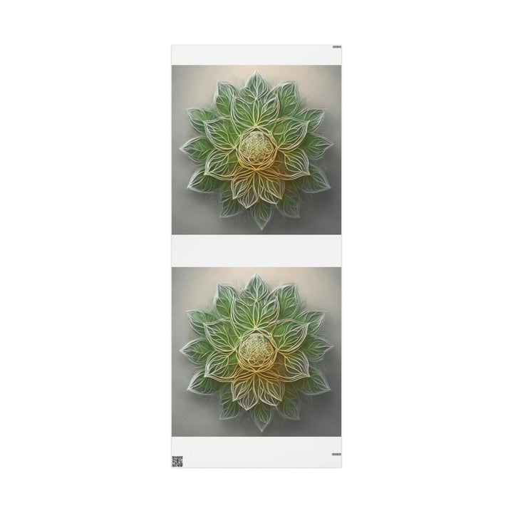 Ethereal Floral Mandala - Wrapping Paper - Home Decor - g(0D·IO) - 30'' x 72'' - Matte -
