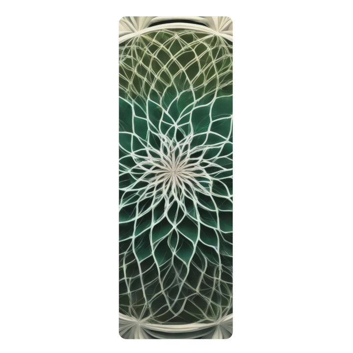 Ethereal Floral Mandala - Yoga Mat - Home Decor - g(0D·IO) - 24” x 68” - -