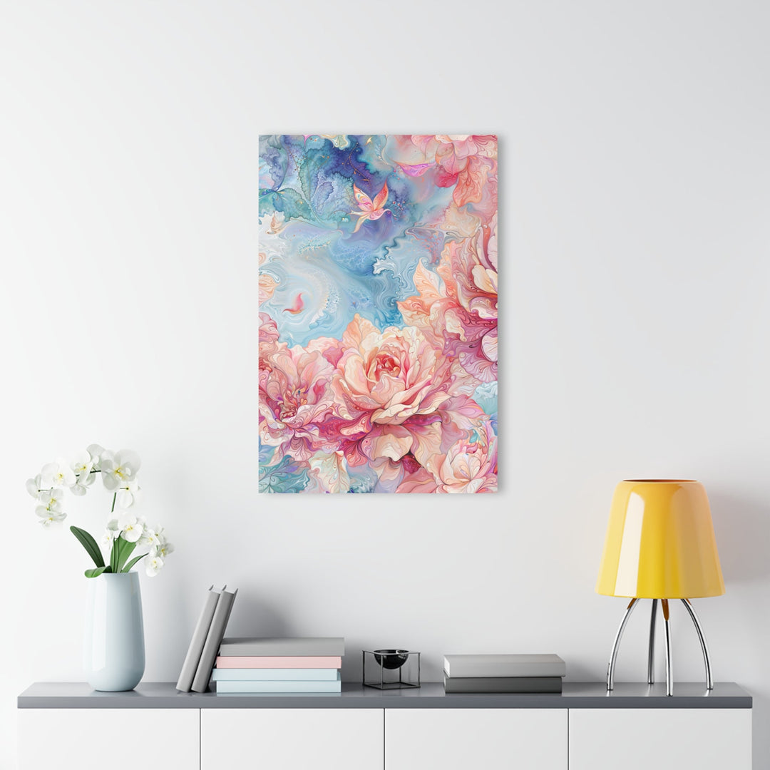 Ethereal Floral Whirl - Acrylic Prints (French Cleat Hanging) - Home Decor - g(0D·IO) - 24" x 36" (Vertical) - 0.25'' -