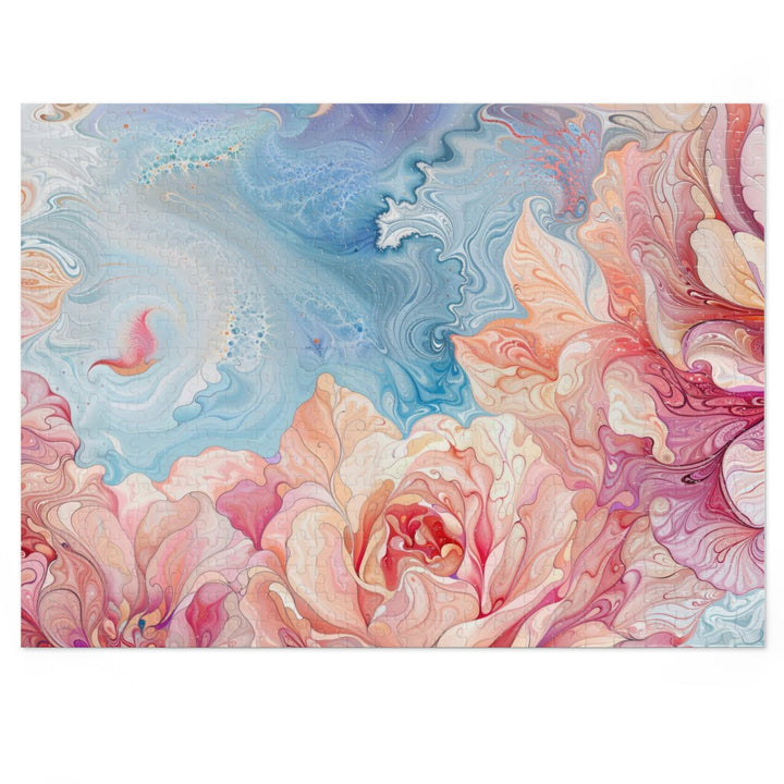 Ethereal Floral Whirl - Jigsaw Puzzle (100, 252, 500, 1000 pieces) - Puzzle - g(0D·IO) - 20.5" × 15" (500 pcs) - -