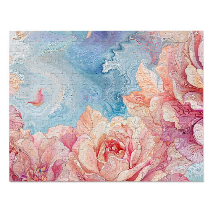 Ethereal Floral Whirl - Jigsaw Puzzle (100, 252, 500, 1000 pieces) - Puzzle - g(0D·IO) - 14" × 11" (252 pcs) - -