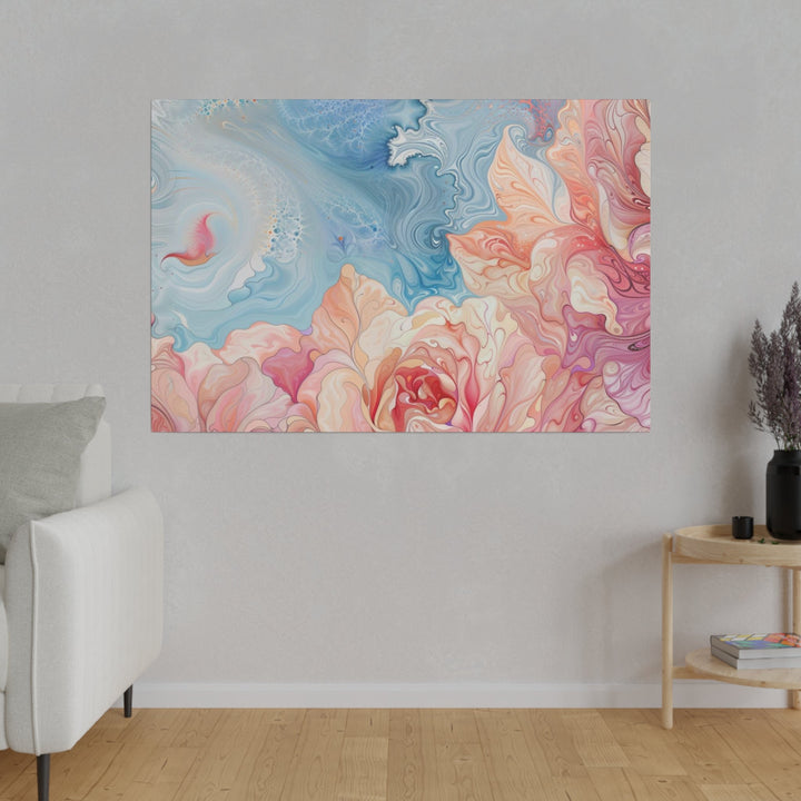 Ethereal Floral Whirl - Matte Canvas - Canvas - g(0D·IO) - 32" x 32" (Square) - 0.75'' -