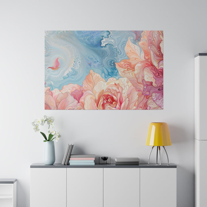 Ethereal Floral Whirl - Matte Canvas - Canvas - g(0D·IO) - 32" x 32" (Square) - 0.75'' -