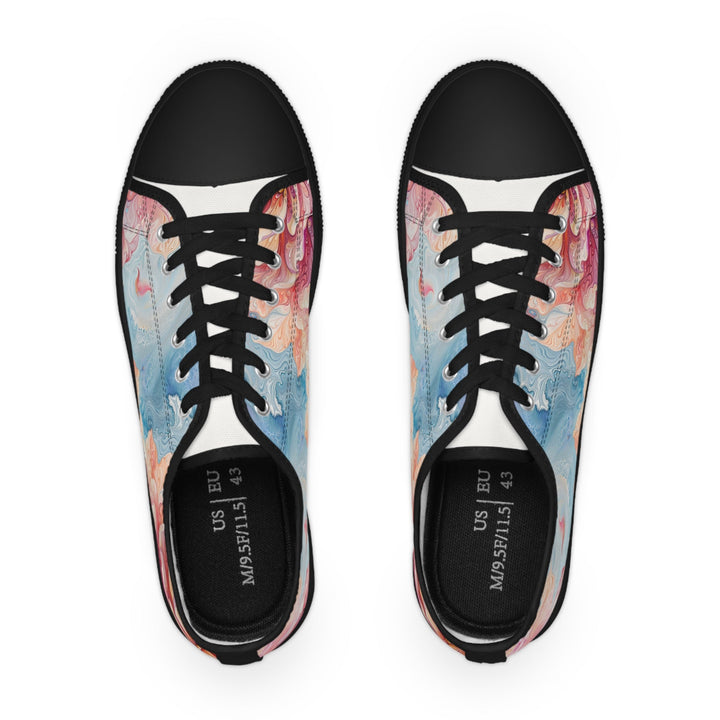 Ethereal Floral Whirl - Men's Lowtop Sneakers - Shoes - g(0D·IO) - US 5 - Black sole -