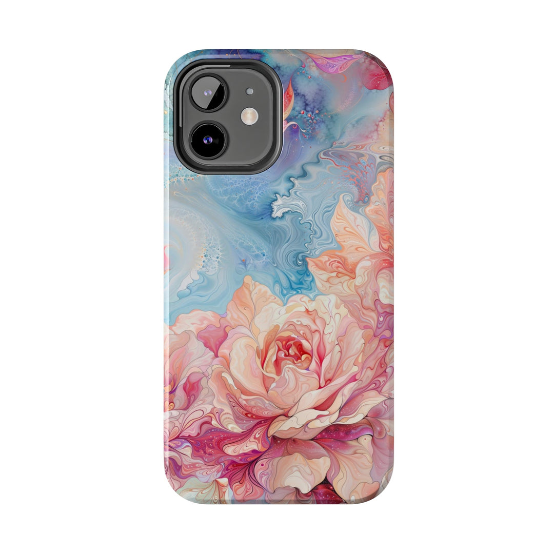 Ethereal Floral Whirl - Tough Phone Case - Phone Case - g(0D·IO) - iPhone 13 Mini - -