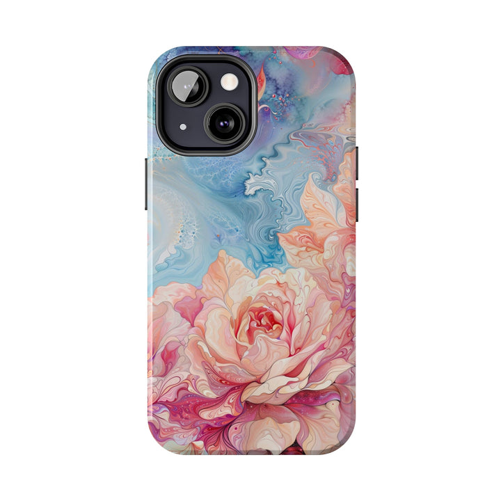 Ethereal Floral Whirl - Tough Phone Case - Phone Case - g(0D·IO) - iPhone 13 Mini - -