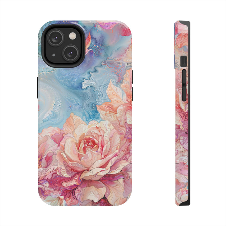 Ethereal Floral Whirl - Tough Phone Case - Phone Case - g(0D·IO) - iPhone 14 - -