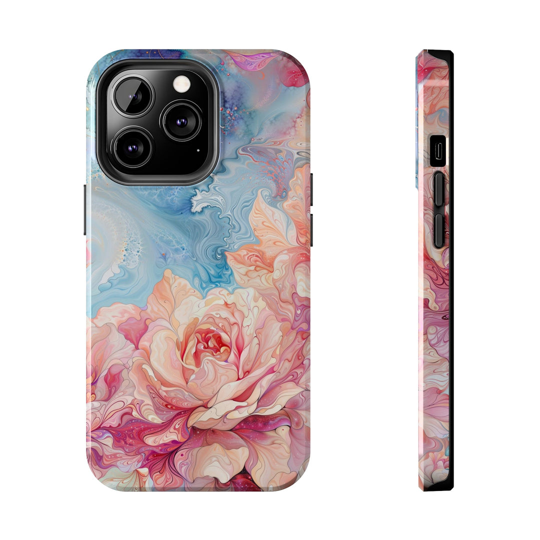 Ethereal Floral Whirl - Tough Phone Case - Phone Case - g(0D·IO) - iPhone 13 Pro - -