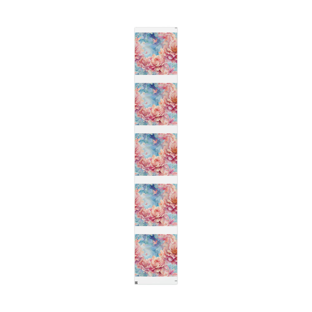 Ethereal Floral Whirl - Wrapping Paper - Home Decor - g(0D·IO) - 30" x 180" - Matte -
