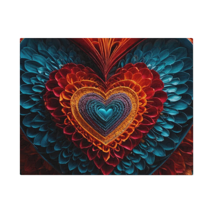 Ethereal Heart Mandala - Jigsaw Puzzle (100, 252, 500, 1000 pieces) - Puzzle - g(0D·IO) - 9.6" × 8" (110 pcs) - -