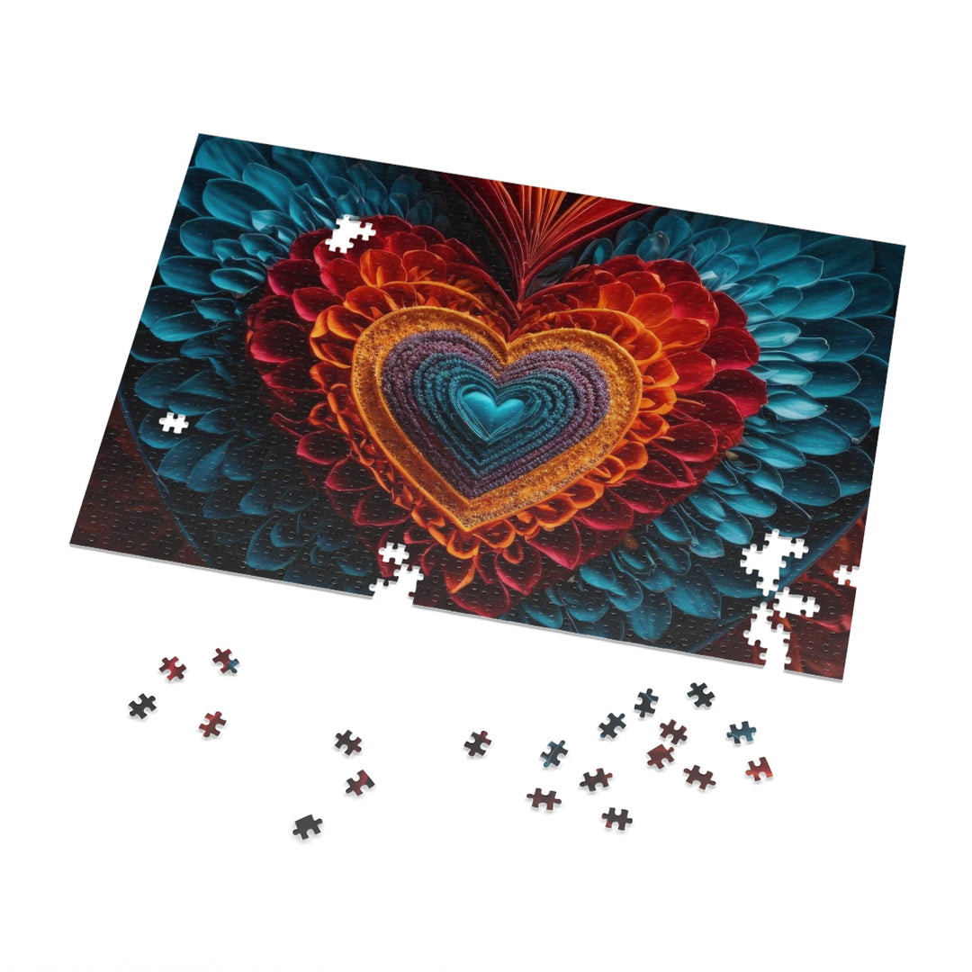 Ethereal Heart Mandala - Jigsaw Puzzle (100, 252, 500, 1000 pieces) - Puzzle - g(0D·IO) - 29.25" × 19.75" (1000 pcs) - -