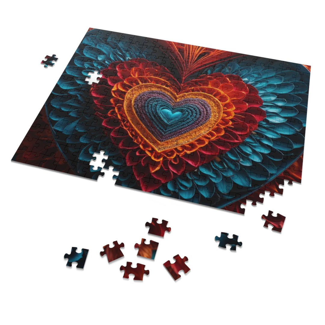 Ethereal Heart Mandala - Jigsaw Puzzle (100, 252, 500, 1000 pieces) - Puzzle - g(0D·IO) - 29.25" × 19.75" (1000 pcs) - -