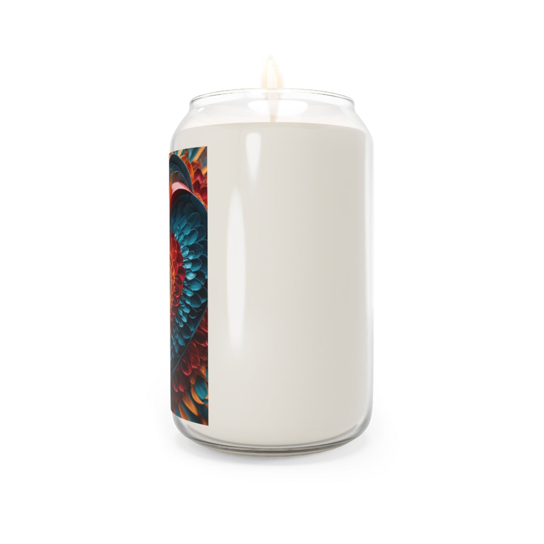 Ethereal Heart Mandala - Scented Candle - Home Decor - g(0D·IO) - Vanilla Bean - 13.75oz -