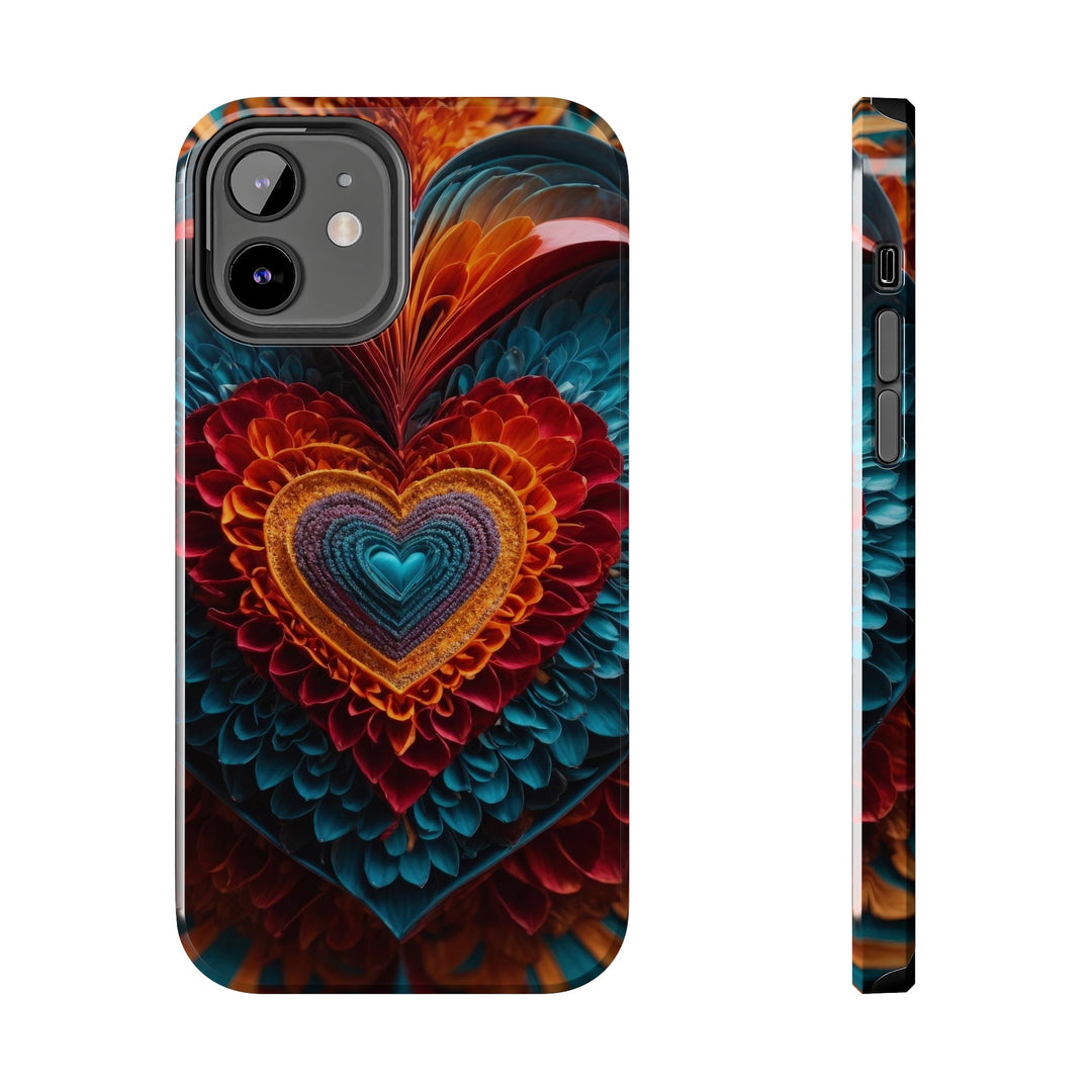 Ethereal Heart Mandala - Tough Phone Case - Phone Case - g(0D·IO) - iPhone 12 - -