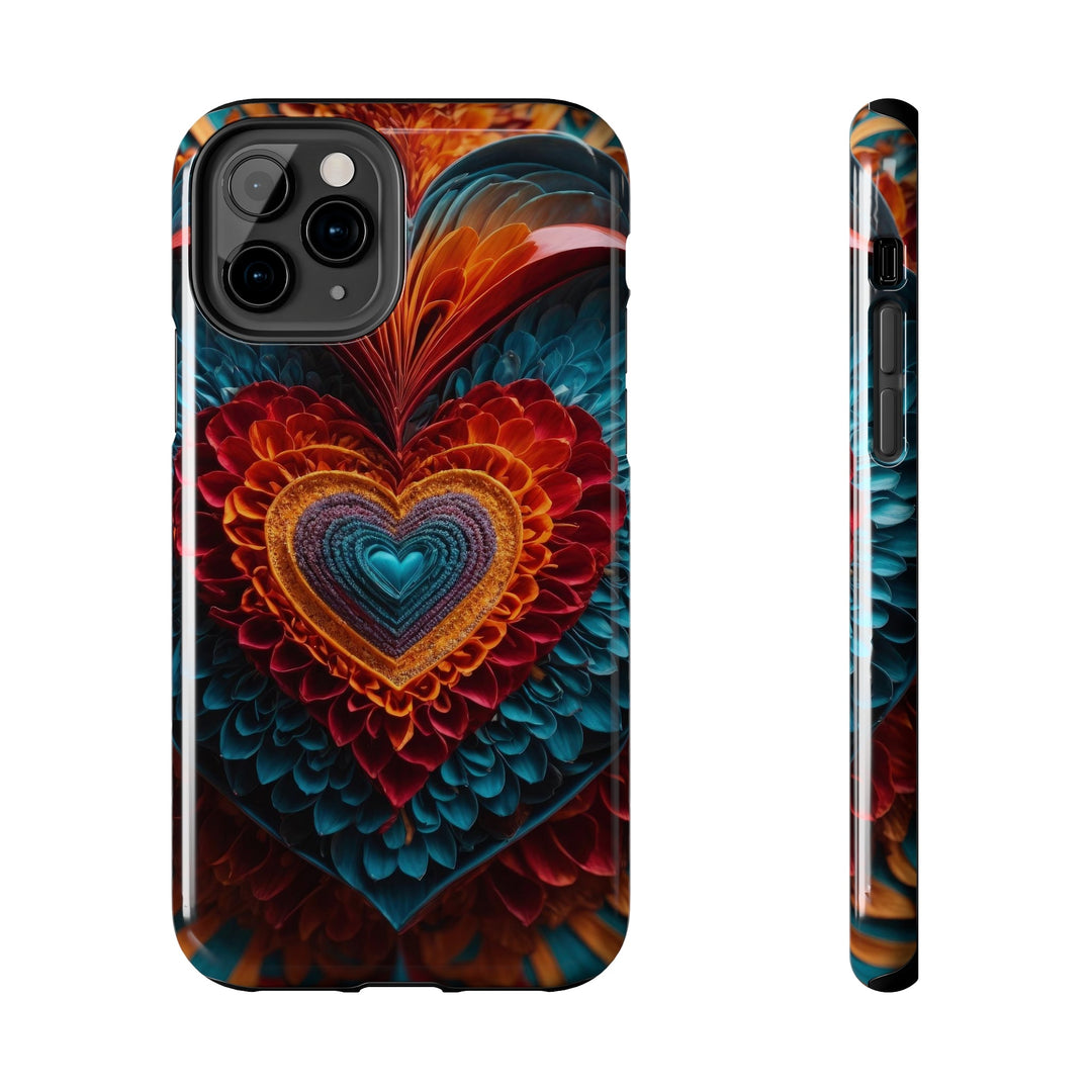 Ethereal Heart Mandala - Tough Phone Case - Phone Case - g(0D·IO) - iPhone 11 Pro - -