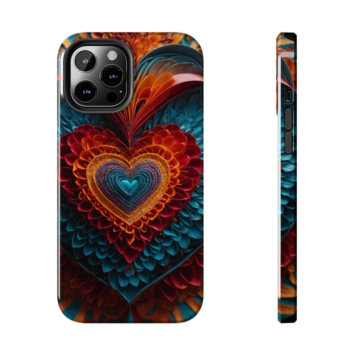 Ethereal Heart Mandala - Tough Phone Case - Phone Case - g(0D·IO) - iPhone 12 Pro Max - -