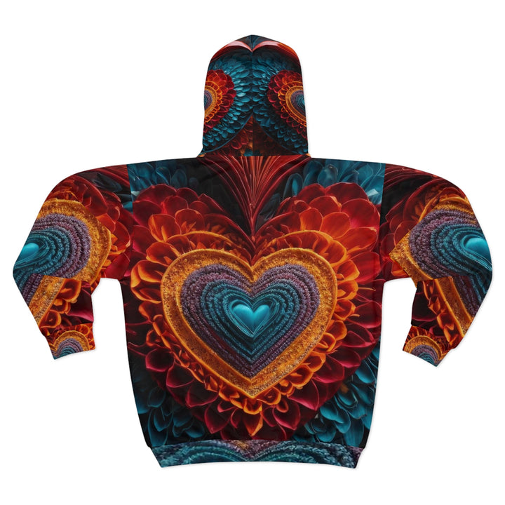 Ethereal Heart Mandala - Unisex Zip Hoodie - All Over Prints - g(0D·IO) - XS - -