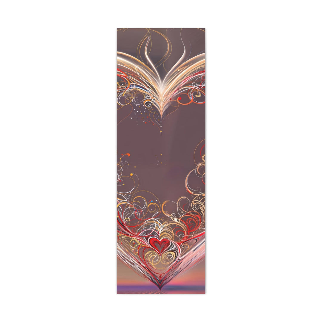 Ethereal Heart Whorls - Matte Canvas Print 1.25" - Canvas - g(0D·IO) - 16" x 48" (Vertical) - 1.25" -