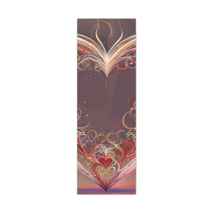 Ethereal Heart Whorls - Matte Canvas Print 1.25" - Canvas - g(0D·IO) - 16" x 48" (Vertical) - 1.25" -