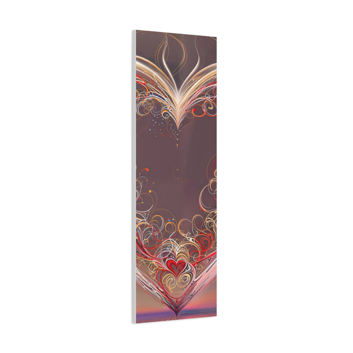 Ethereal Heart Whorls - Matte Canvas Print 1.25" - Canvas - g(0D·IO) - 36" x 36" - 1.25" -