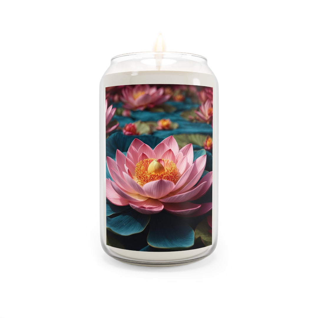 Ethereal Lotus Blossoms - Scented Candle - Home Decor - g(0D·IO) - Vanilla Bean - 13.75oz -