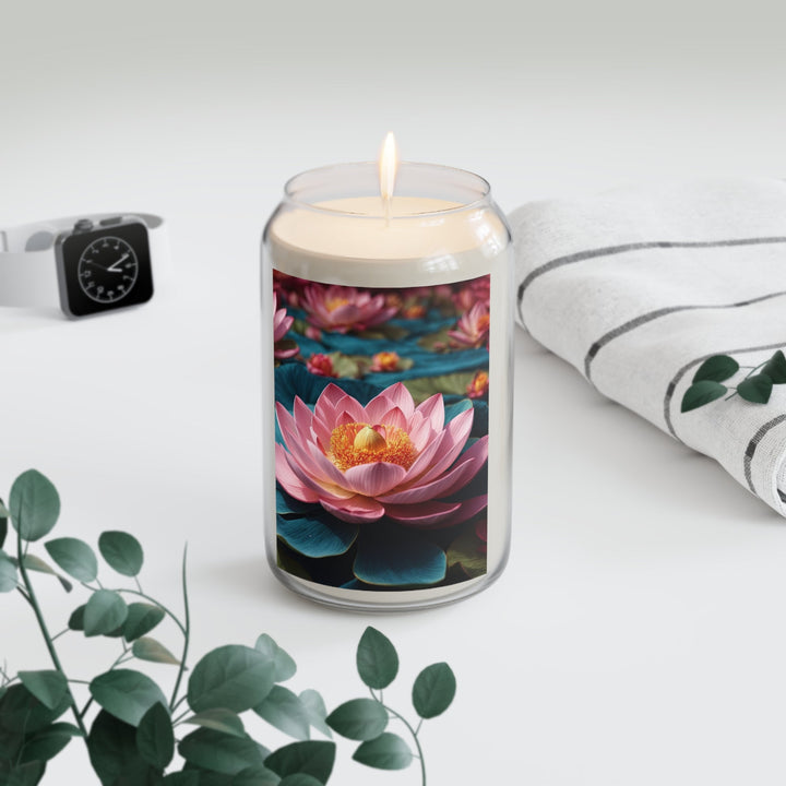 Ethereal Lotus Blossoms - Scented Candle - Home Decor - g(0D·IO) - Vanilla Bean - 13.75oz -