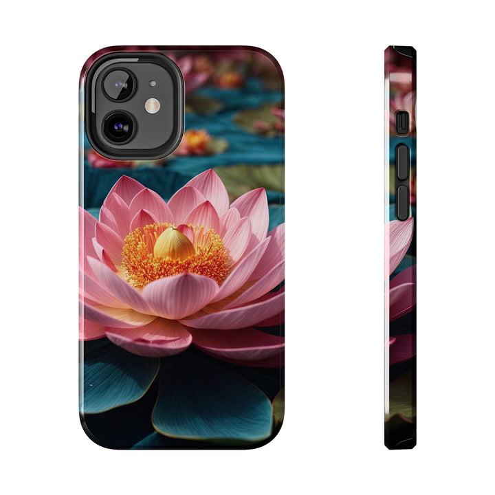 Ethereal Lotus Blossoms - Tough Phone Case - Phone Case - g(0D·IO) - iPhone 12 Mini - -