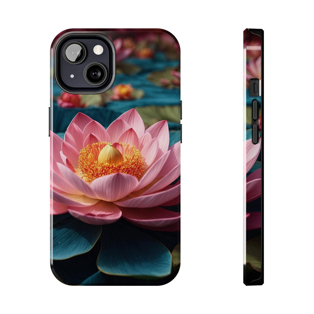 Ethereal Lotus Blossoms - Tough Phone Case - Phone Case - g(0D·IO) - iPhone 13 - -