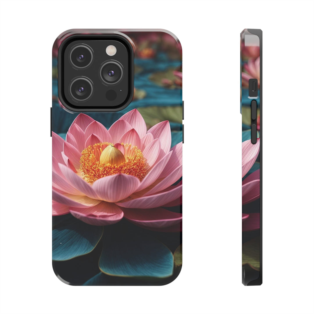 Ethereal Lotus Blossoms - Tough Phone Case - Phone Case - g(0D·IO) - iPhone 14 Pro - -