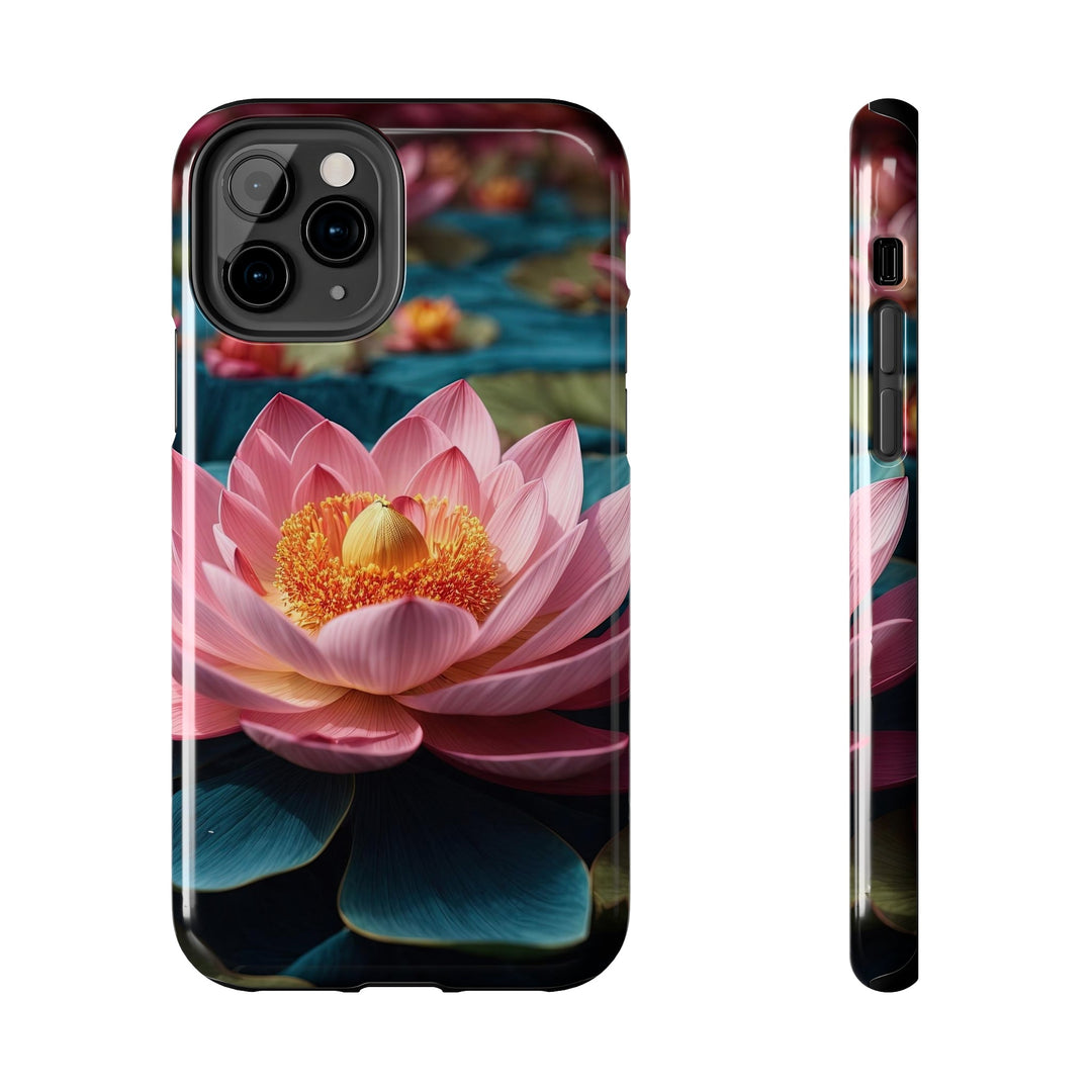 Ethereal Lotus Blossoms - Tough Phone Case - Phone Case - g(0D·IO) - iPhone 11 Pro - -